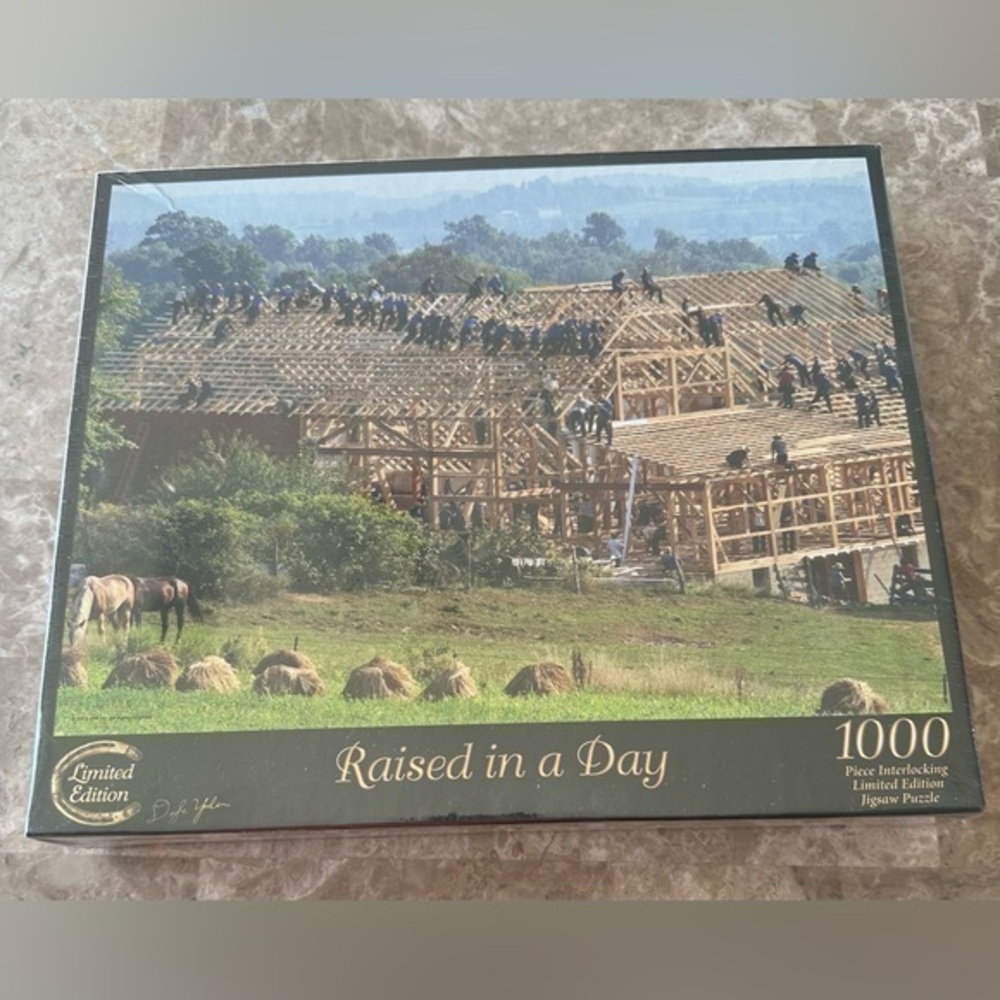 New Doyle Yoder Raised in a Day 1000 Piece Jigsaw Puzzle
